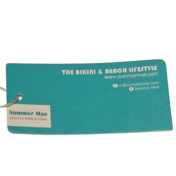 Summer Mae Maternity Black 2 pc Bikini Size M NWT - Picture 2 of 6